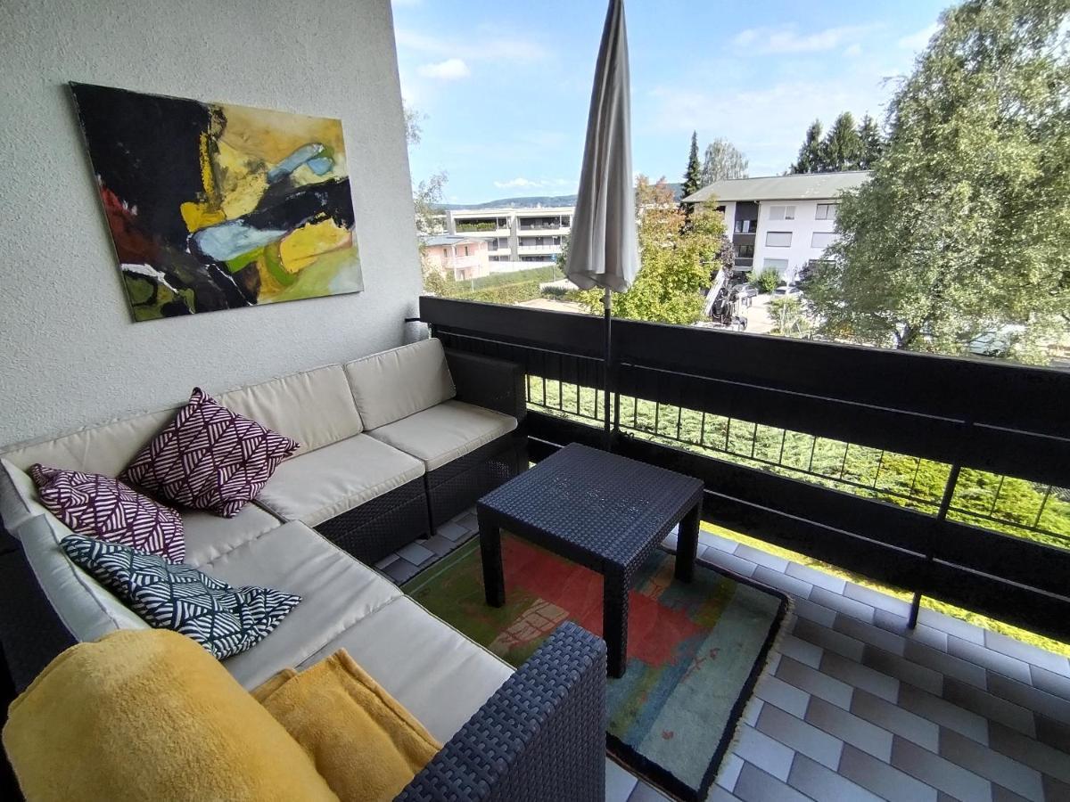 Ferienwohnung Waldeslust Warmbad Mit Balkon Und Privatem Parkplatz Villach Exterior foto